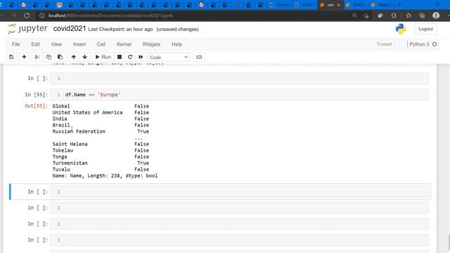 Comparison operator-Pandas 7 смотреть онлайн