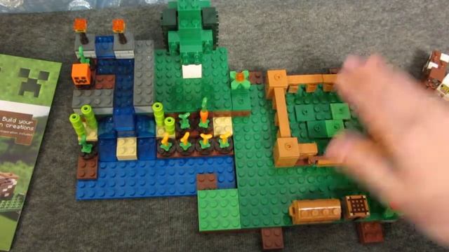 обзор на подделку по Minecraft LEGO от LEPIN ферма . смотреть онлайн