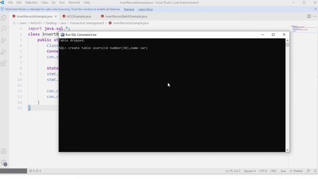 JDBC Transaction Management | ACID | Batch Processing Java смотреть онлайн