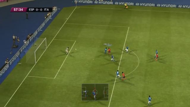 PES 2012 UEFA Euro 2012 (Spain vs Italy Gameplay) смотреть онлайн