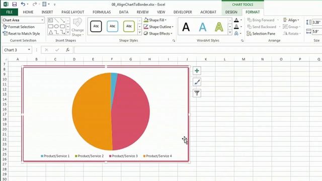 How to Align a Chart to a Border in Excel : Microsoft Excel Help смотреть онлайн