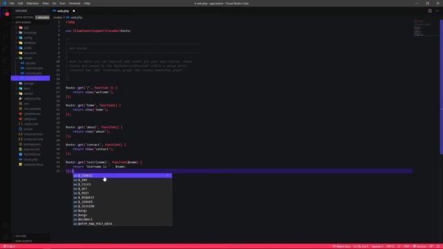 Laravel For Beginners Tutorial #04 - Route Parameters смотреть онлайн