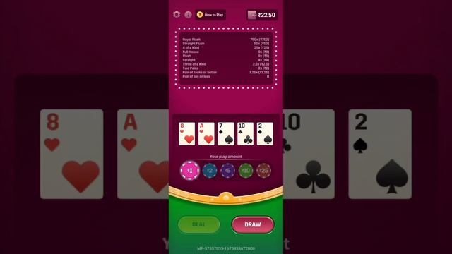 HOW To PLAY POKER PUZZLE GAME IN MPL #MPL #poker #holdem #mpl