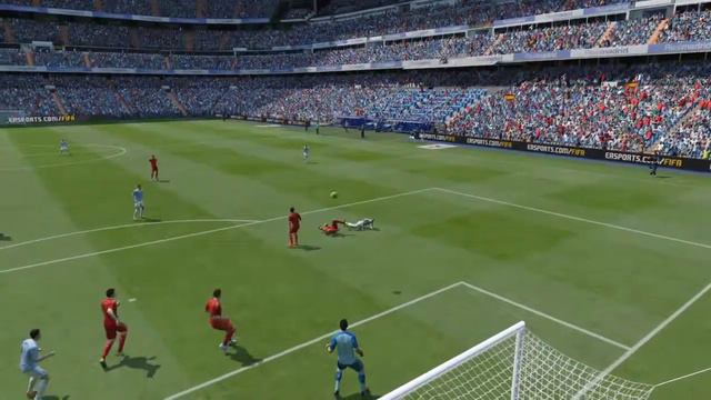 FIFA 15 Insane Bicycle Kick Off The Cross FUT смотреть онлайн