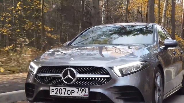 Мерседес А-класс седан 2019. Тест и обзор. Самый дешевый седан Mercedes смотреть онлайн