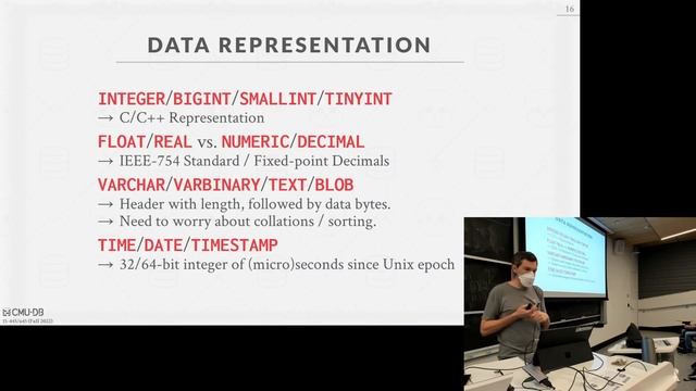 04 - Database Storage 2 (CMU Intro to Database Systems / Fall 2022) смотреть онлайн