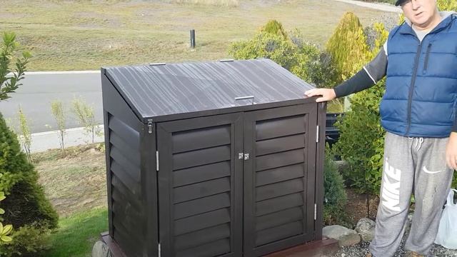 Wheelie Bin Storage Shed from Hideawayz смотреть онлайн