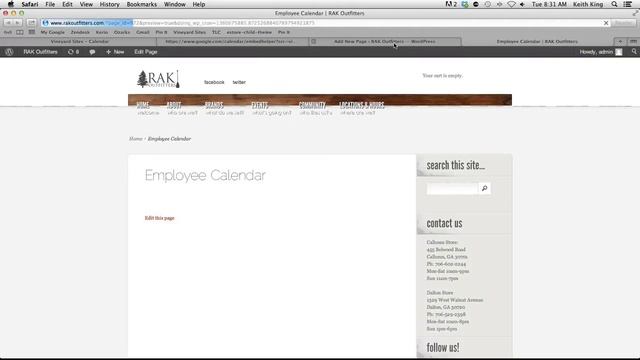 Private Google Calendar on Wordpress Website смотреть онлайн