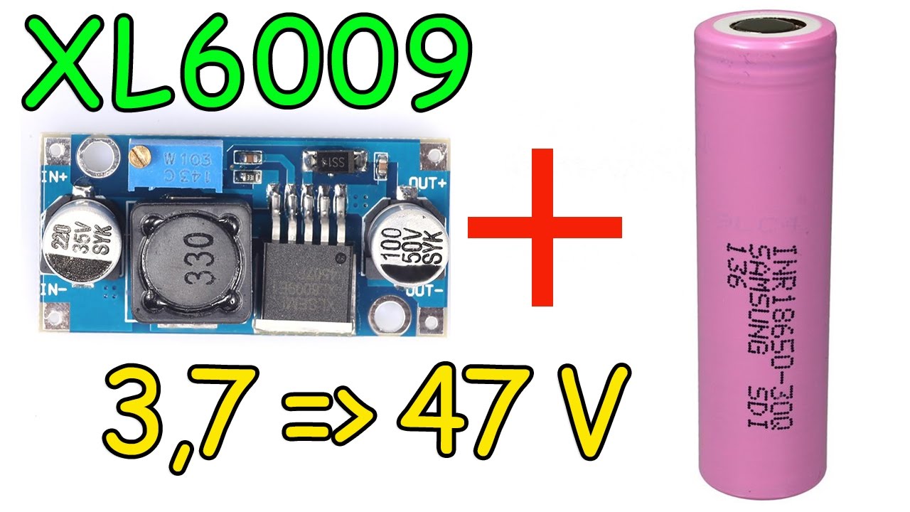 XL6009 повышающий преобразователь напряжения смотреть онлайн