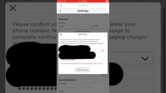 Help me guys how to fix You have entered the incorrect code too many times. ? смотреть онлайн