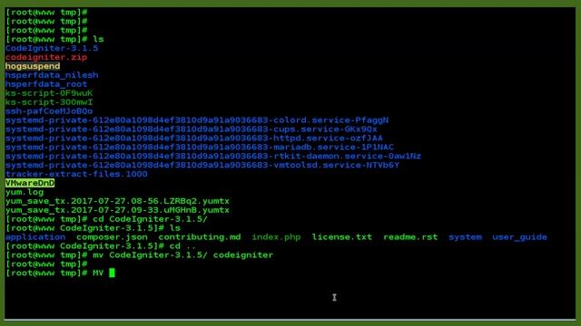 How to install CodeIgniter PHP framework on Centos 7.2 смотреть онлайн