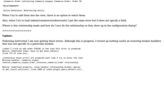 Drupal: How can I tell what is causing commerce to throw entity wrapper exception errors? смотреть онлайн