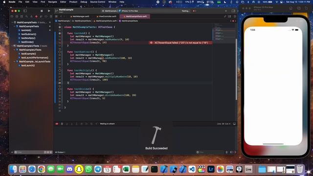 iOS Tutorial: What is Unit Testing, Why We Use It, and Writing Tests for your Apps (Xcode) смотреть онлайн