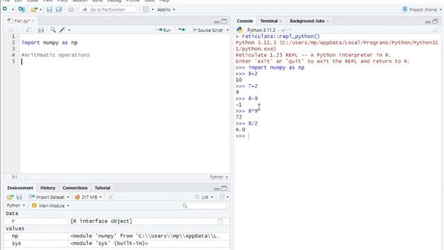 Python Tutorial for Beginners | Python Basics | Python in rstudio смотреть онлайн