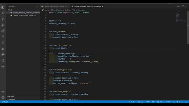 Как запустить функцию(и) при нажатии на Button в Tkinter (Python) смотреть онлайн