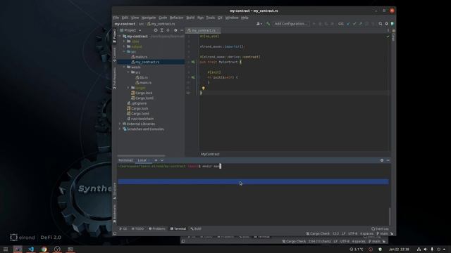 Create Elrond contracts from scratch (part 1) смотреть онлайн