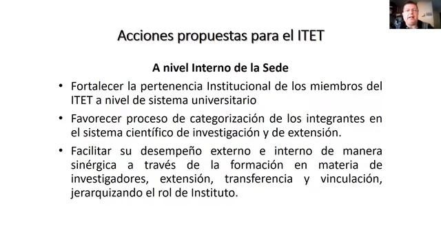 Mg. Mariano Prado - Candidato a Director de Instituto de Trabajo, Economía y Territorio смотреть онлайн