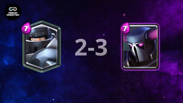 Mega Knight VS PEKKA - Clash Royale battle #2 смотреть онлайн