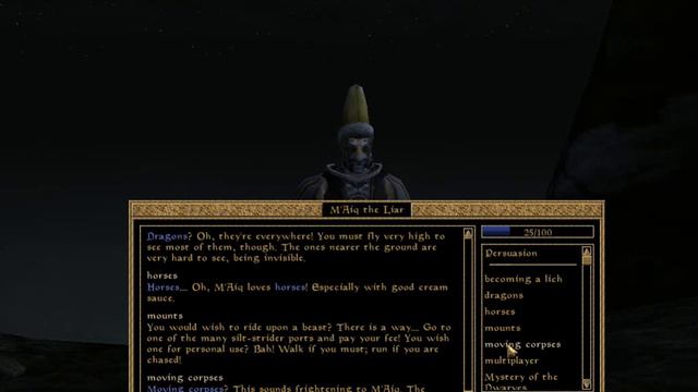 Elder Scrolls III Morrowind: M'aiq the Liar смотреть онлайн