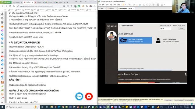 03.Cài Oracle Linux | OAZ | Trần Văn Bình Oracle Master смотреть онлайн