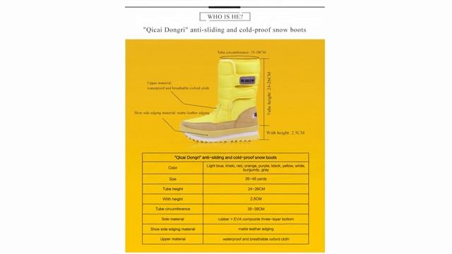 Женские зимние ботинки на плоской подошве Women's flat soled winter boots смотреть онлайн