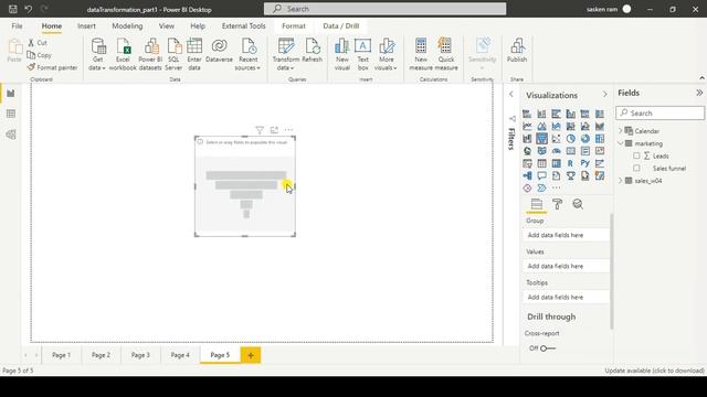 Funnel Chart in Power BI смотреть онлайн