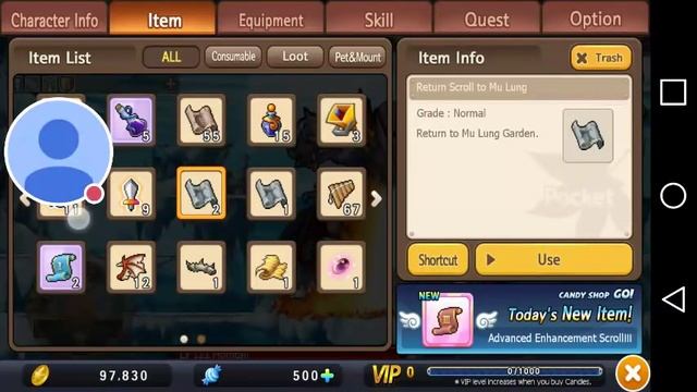 Pocket MapleStory Global (Horntail attempts) смотреть онлайн