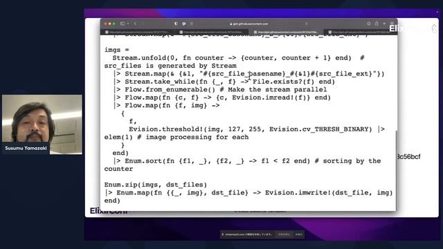 ElixirConf 2022 - Susumu Yamazaki - Robust, Distributed, and Parallel Processing for Enormous Image смотреть онлайн