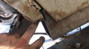 Пороги из профиля 80/80 и дно из листа металла на ваз 2112