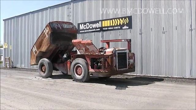 McDowell Equipment - Sandvik EJC 417 Underground Haulage Truck
