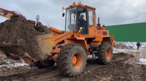Работа фронтального погрузчика АМКОДОР 333В @mister.mechanic