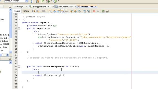 Reporte con parámetro, Ireport PostGresql y NetBeans смотреть онлайн