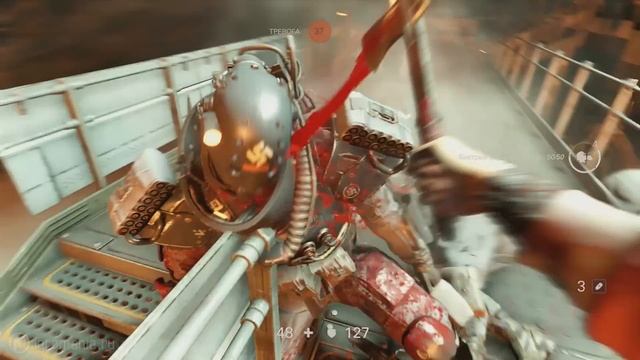 Wolfenstein 2: The New Colossus - Вот это НАСТОЯЩЕЕ БЕЗУМИЕ! (Обзор/Review) смотреть онлайн