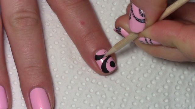 Abstract Nailart For Short Nails (manicure Tutorial With Nail Polish)