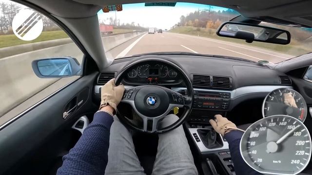 BMW E46 330i Максимальная скорость смотреть онлайн