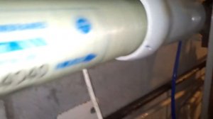 Замена мембраны 4040 и загрузки в обезжелезивателе