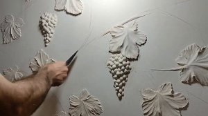 Барельеф виноградная лоза 2 часть