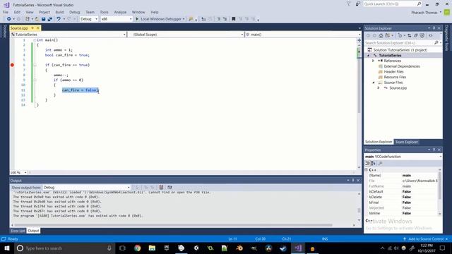 Intro To C++ For Games - The If Statement смотреть онлайн