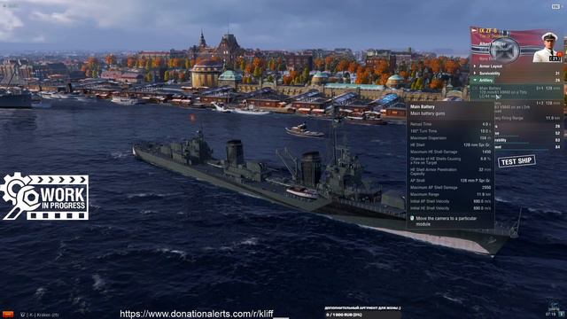 ZF-6. Обзор кораблика с верфи обновления 0.10.3 ⭐ World of Warships смотреть онлайн