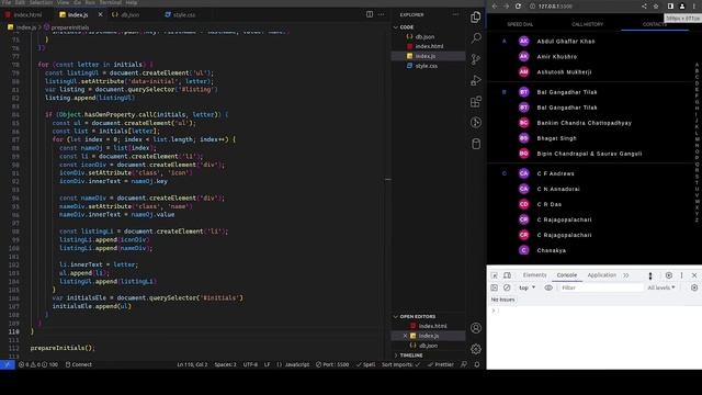 Real world UI Design, UX mocking - Mobile Contact list with Letter based scrolling, custom tooltip. смотреть онлайн