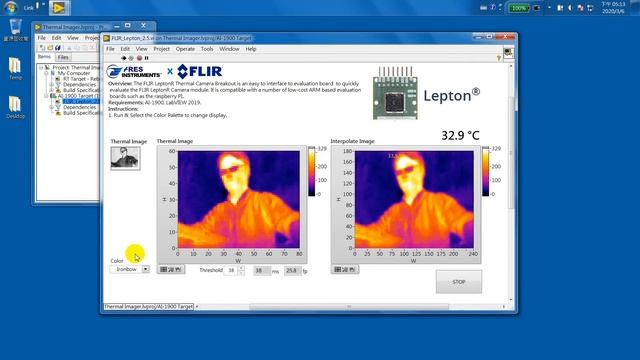 AI-1900 ft. FLIR Lepton module смотреть онлайн