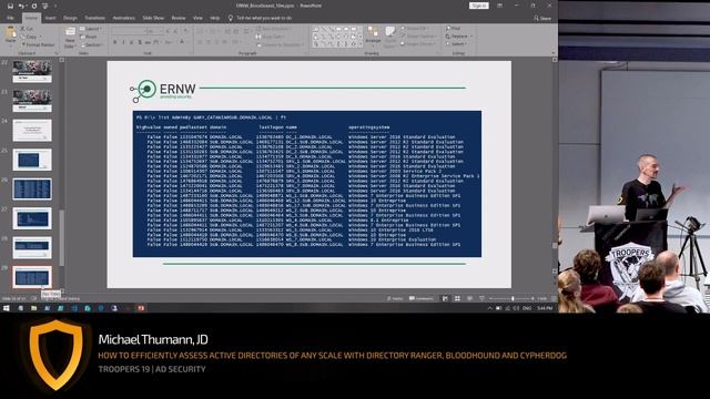 TR19: How to efficiently assess Active Directories of Any Scale смотреть онлайн