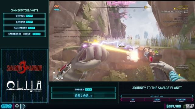 Journey To The Savage Planet By DkPuls In 12:04 - Awesome Games Done Quick 2021 Online