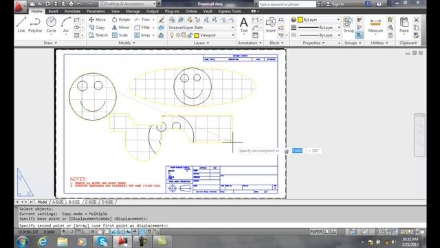 AutoCAD II 29-9 Adjusting the Floating Viewport Boundary смотреть онлайн