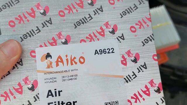 Обзор угольного салонного фильтра AMD.FC753C и воздушного Aiko A9622 для хендай солярис 2 смотреть онлайн