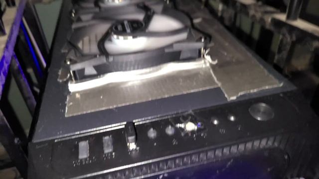 AMD Ryzen 9 7950x Cinebench R23 Hacked Up Computer Case for good airflow. смотреть онлайн