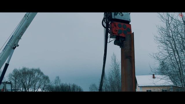Вибропогружатель Muller MS 24 HFV/ погружение шпунта/ Бурцево смотреть онлайн