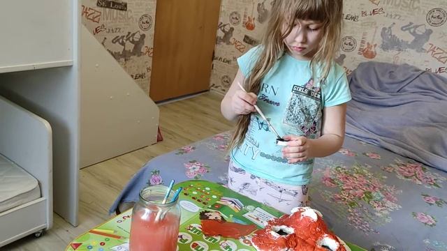 я раскрашу маску которую сделала своими руками ??? смотреть онлайн