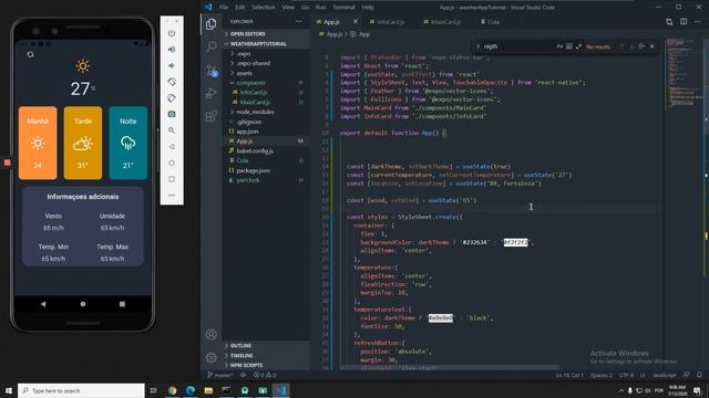 React Native ⚛️: Criando um weather app смотреть онлайн