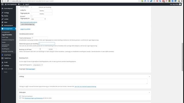 Kurs i WP Events Manager - nytt arrangement смотреть онлайн